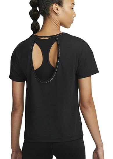 Nike AS Women's Short-Sleeve Lurex Top