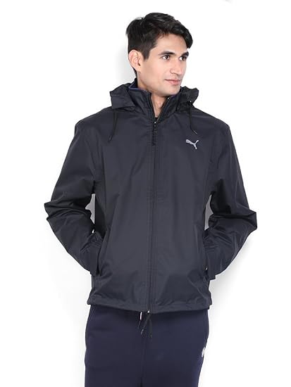 Puma Knitted Hooded Jacket Black