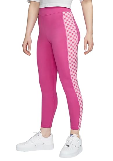 Nike Sportswear Women's Gingham High-Rise 7/8 Tights