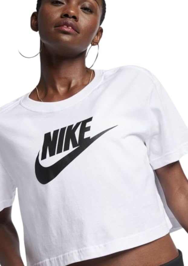 Nike AS Women's Sportswear Essential Cropped Icon Futura Tee