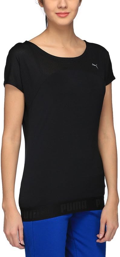 Puma Women's ST Burnout Layer Tee - Black