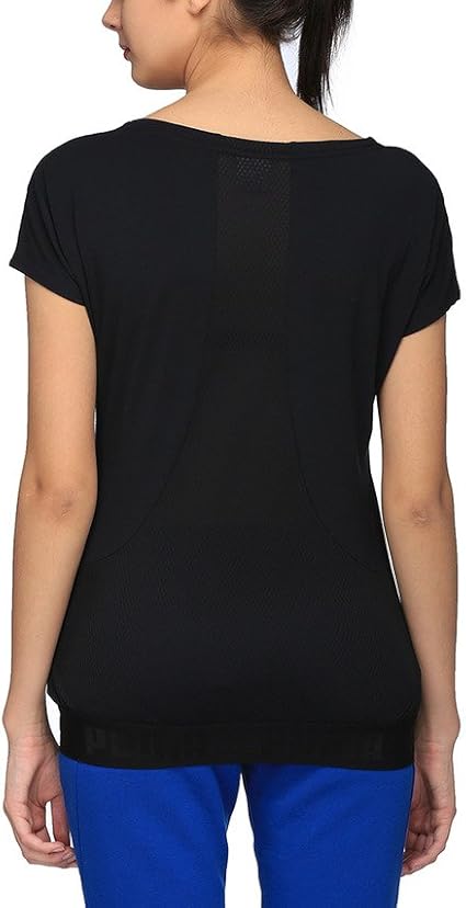 Puma Women's ST Burnout Layer Tee - Black