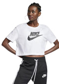 Nike AS Women's Sportswear Essential Cropped Icon Futura Tee