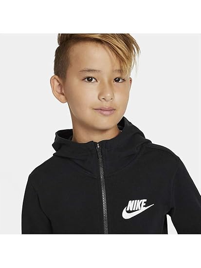 Nike Sportswear Boy's Jersey Full-Zip Hoodie
