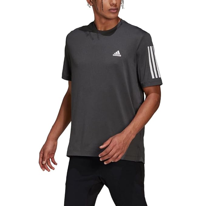 Adidas Striped T-Shirt Black