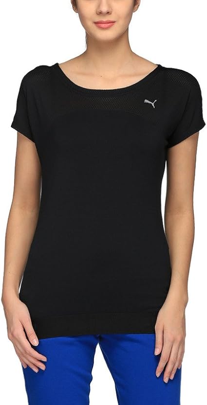 Puma Women's ST Burnout Layer Tee - Black