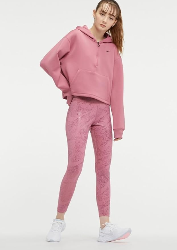 Nike One Dri-FIT Mid-Rise All-Over Print Tights