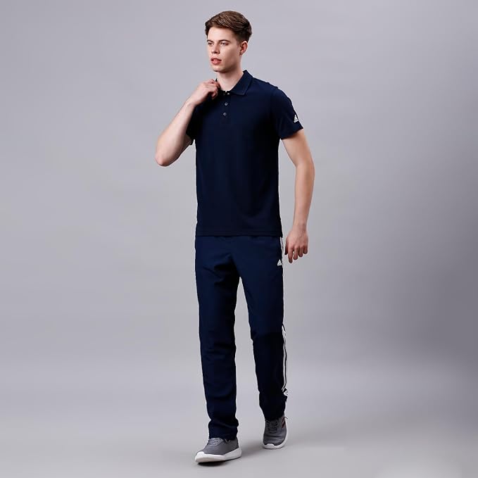 Adidas Solid Plain T-Shirt Blue