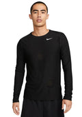 Nike Men's Dri-FIT Garment-Dyed All-Over Print Long-Sleeve Shirt