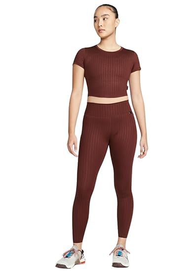 Nike One Luxe Dri-FIT All-Over Print Slim-Fit Training Top