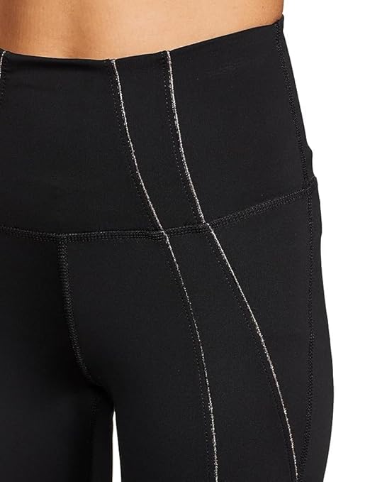 Nike W  Dry Fabric 7/8 Performance Tights, Lurex Finish