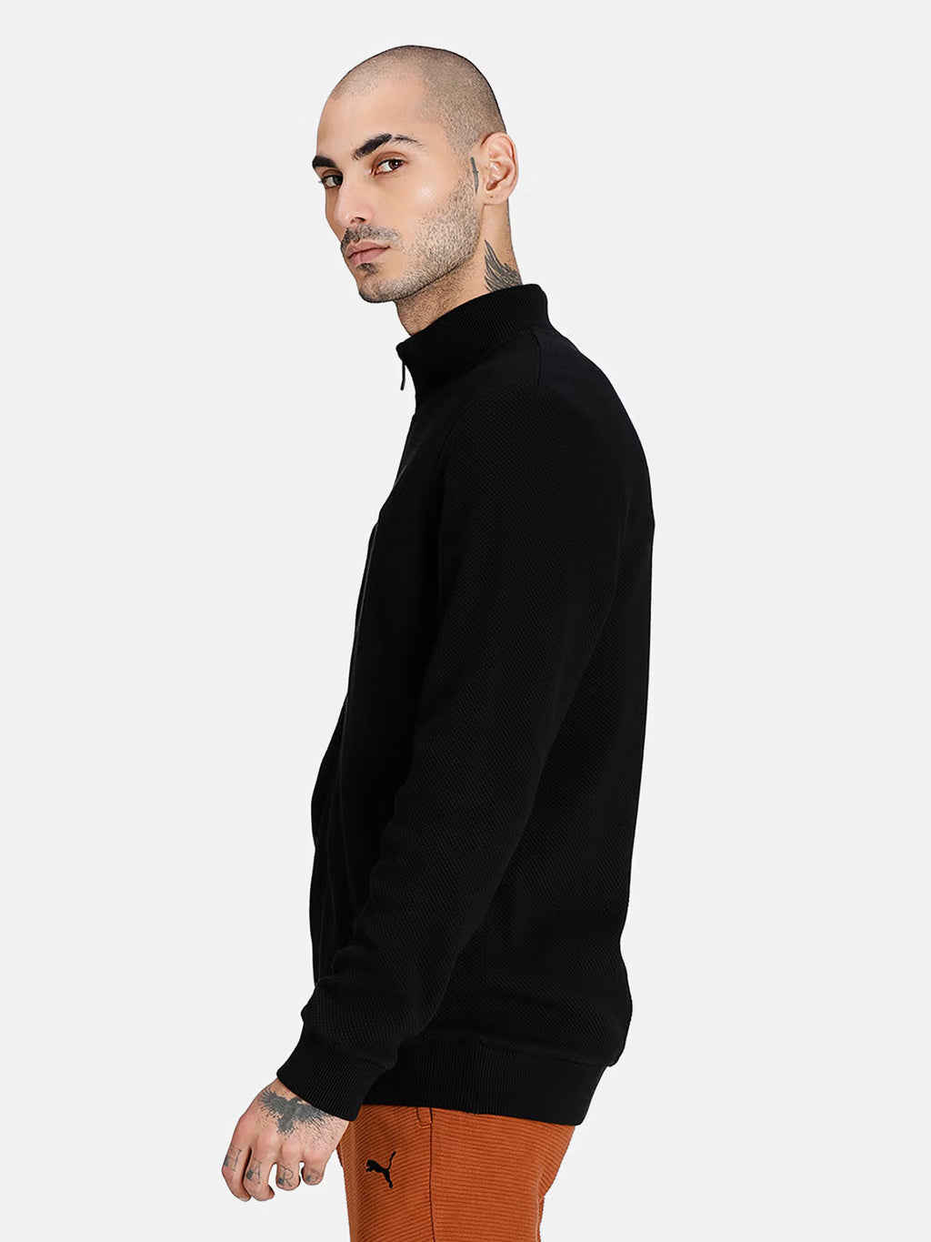 Puma Men's Active Sweatshirt in Black