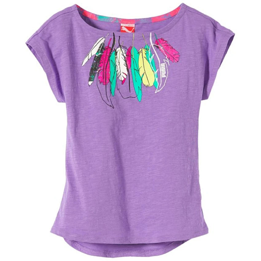 Puma Women's Trend Tee in Dahlia Purple