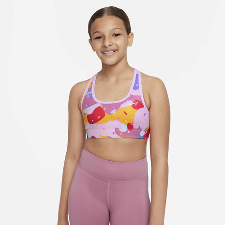Nike Girls' Swoosh Reversible Performance Sports Bra