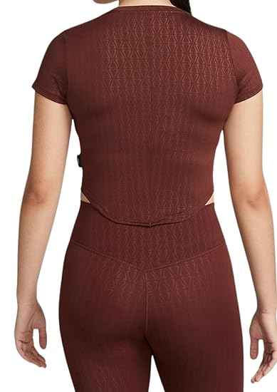 Nike One Luxe Dri-FIT All-Over Print Slim-Fit Training Top