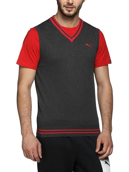 Puma Solid SL Sweater Dark Gray Heather