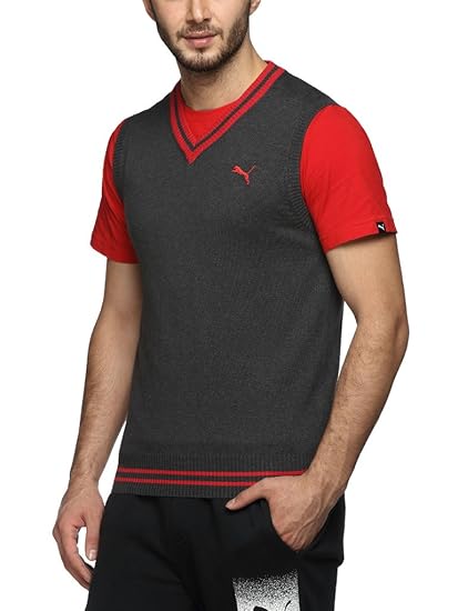 Puma Solid SL Sweater Dark Gray Heather