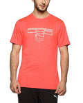 Puma NightCat Short Sleeve Tee Red Blast Heather