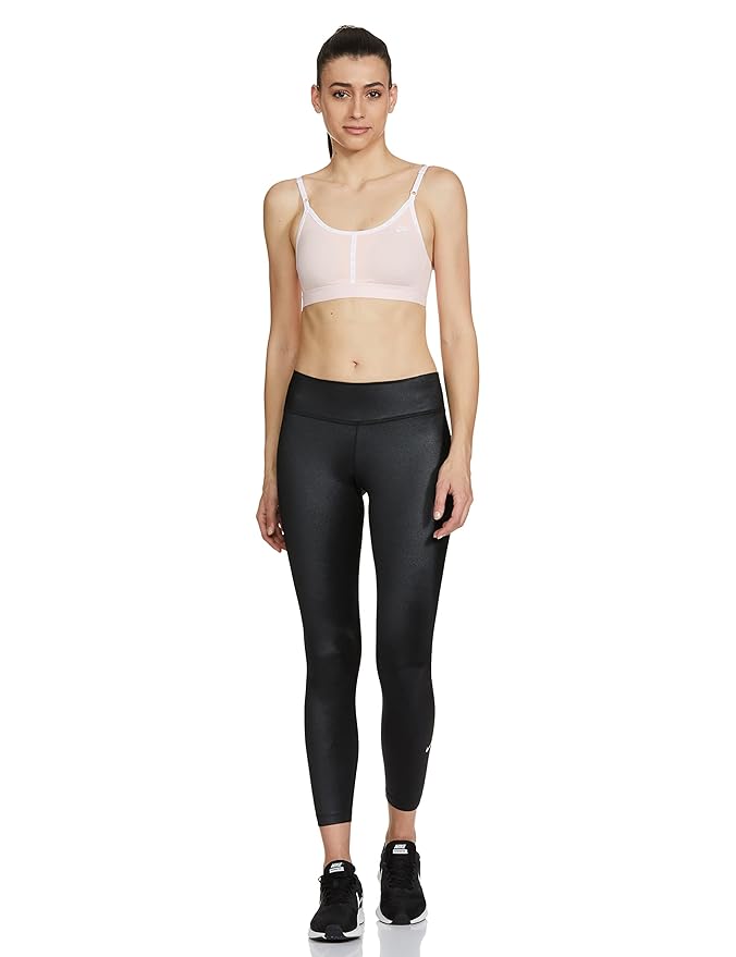 Nike Women's Dri-FIT Air Indy Logo Strap Sports Bra