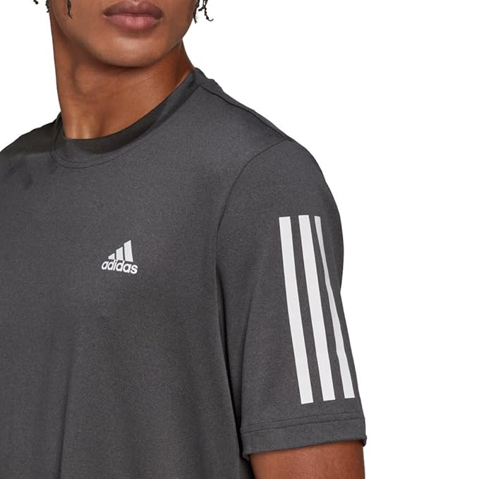 Adidas Striped T-Shirt Black