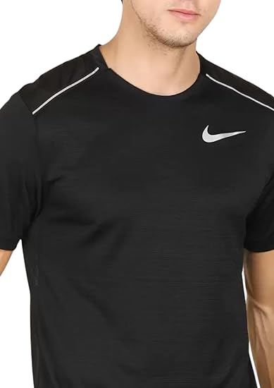 Nike Men's Dri-FIT Miler Short-Sleeve Running Top