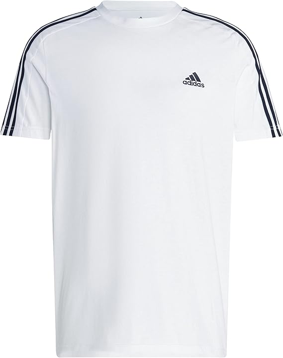 Adidas Solid Plain T-Shirt White
