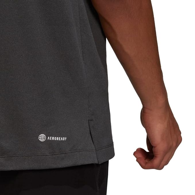 Adidas Striped T-Shirt Black