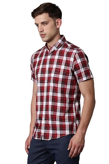 Puma Checked Shirt SL Geranium
