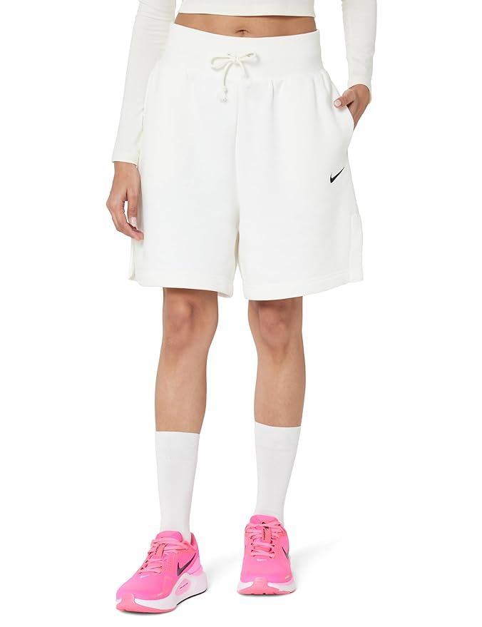 Nike Phoenix Fleece High-Rise Baller Shorts