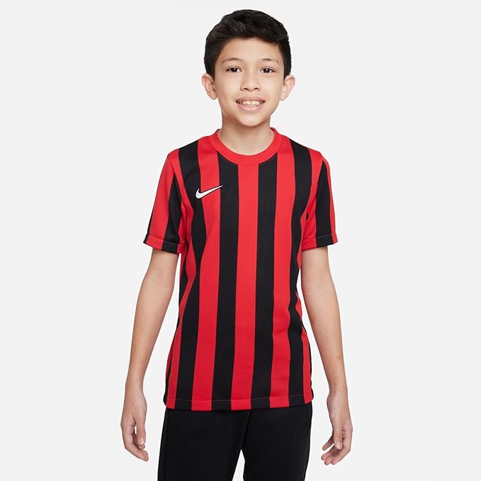 Nike Youth Dri-FIT Division IV Striped Short-Sleeve Jersey