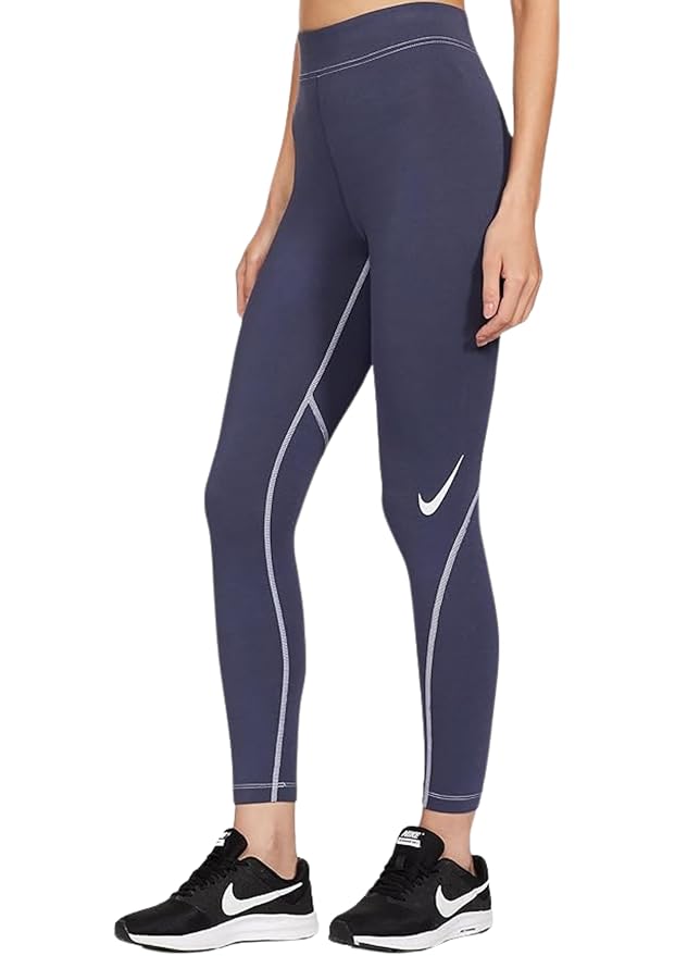 Nike Women's Sportswear Swoosh Graphic High-Rise Leggings