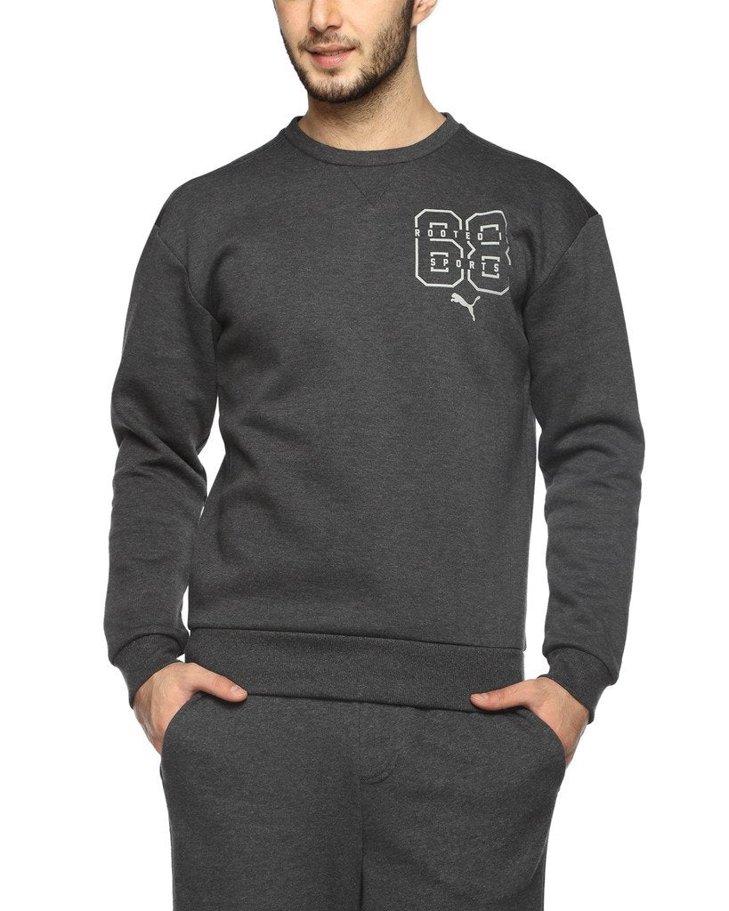 Puma Blaze 68 Crew Sweatshirt Dark Gray Heather