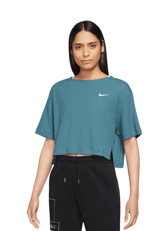 Nike Sportswear Women's Ribbed Jersey Short Sleeve Top