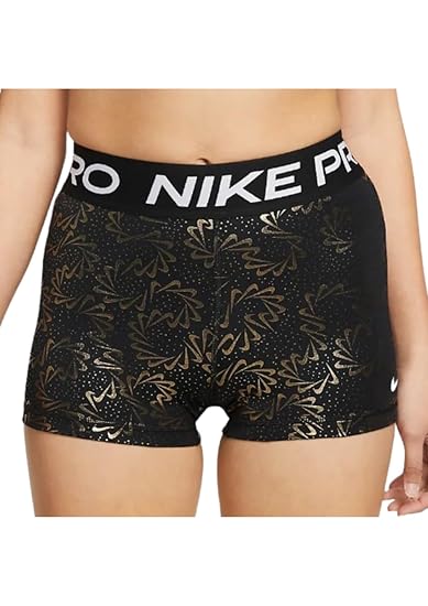 Nike AS Women's Performance Mid-Rise 3-Inch Short with All-Over Print