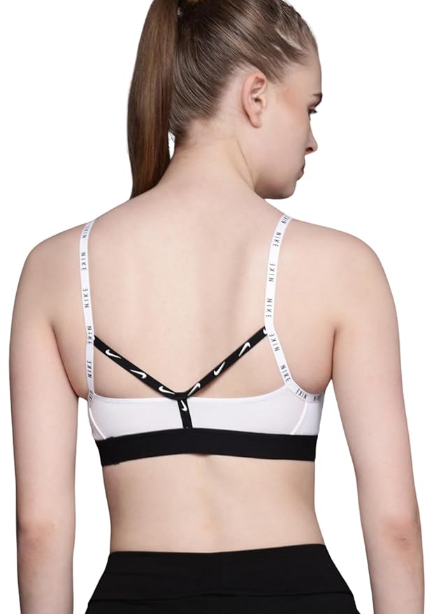 Nike Dri-FIT Indy Logo Cut Sports Bra