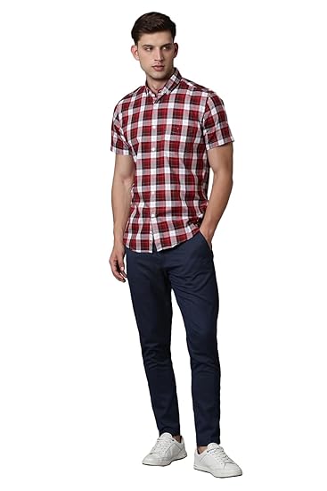 Puma Checked Shirt SL Geranium