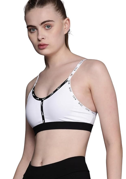 Nike Dri-FIT Indy Logo Cut Sports Bra