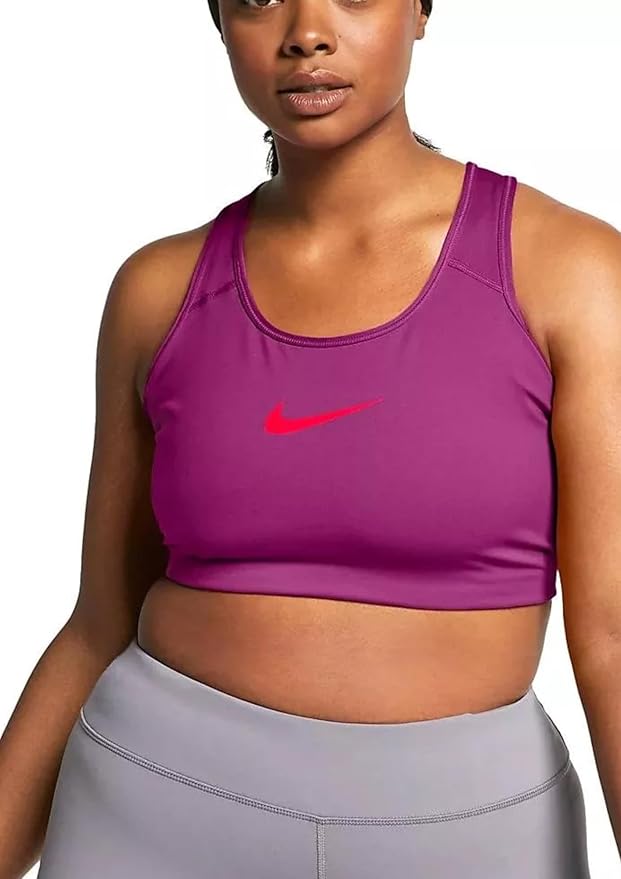 Nike Women's Dri-FIT Swoosh Plus Size Non-Padded Sports Bra