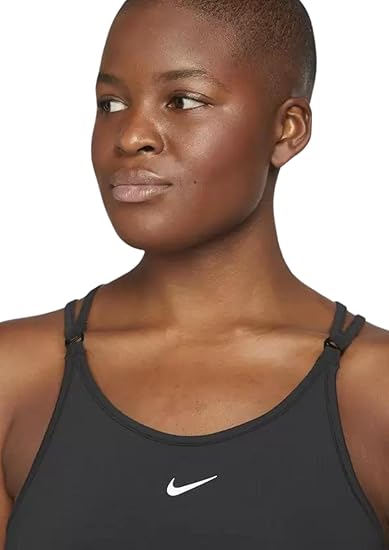 Nike One Luxe Dri-FIT Slim Fit Striped Tank