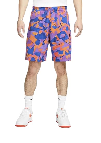 Nike Men's Club+ French Terry All-Over Print Shorts