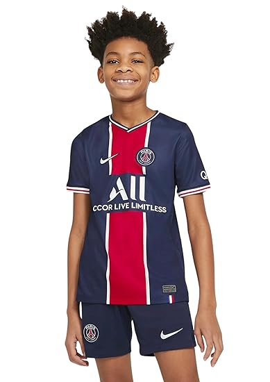 Nike Paris Saint-Germain Youth Breathe Stadium Short-Sleeve Home Jersey