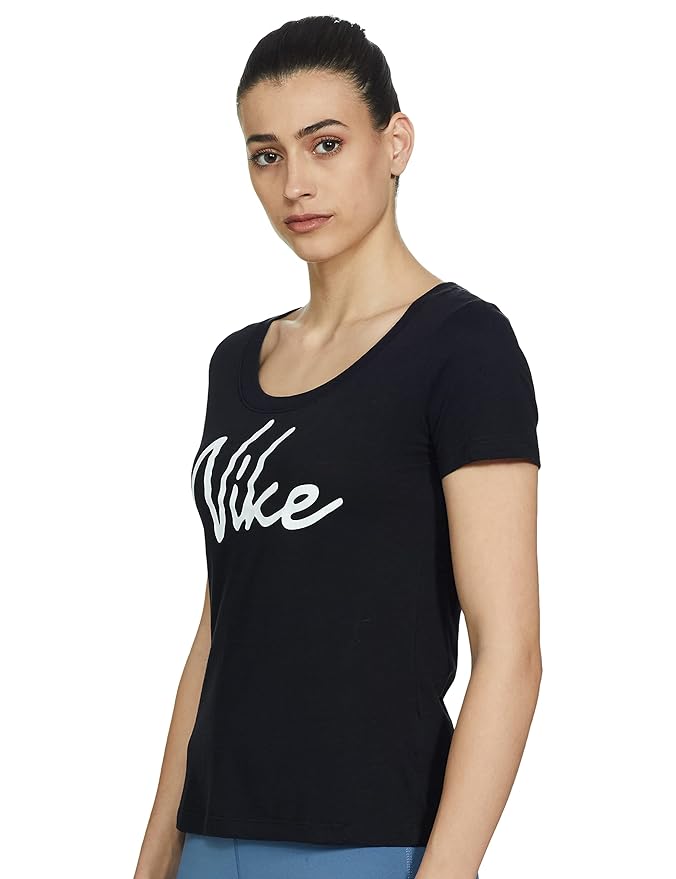 Nike AS Women's DFCT Technology Scoop Neck Logo T-Shirt, XD Edition
