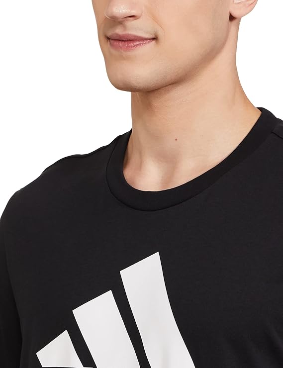 Adidas Logo Print T-Shirt Black