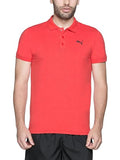 Puma Band Collar Polo in Puma Red