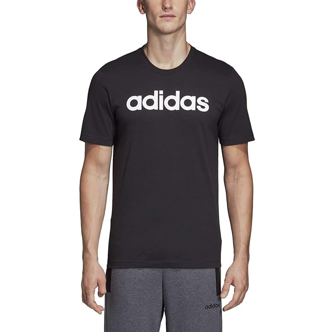 Adidas Typography Black T-Shirt