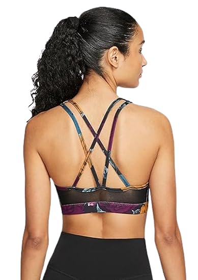 Nike Women's Dri-FIT Swoosh All-Over Print Bra