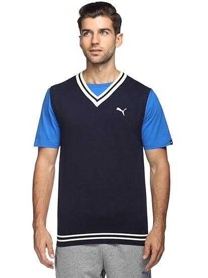 Puma Solid Men's Sweater Pullover