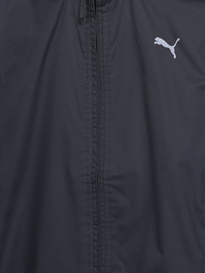 Puma Knitted Hooded Jacket Black