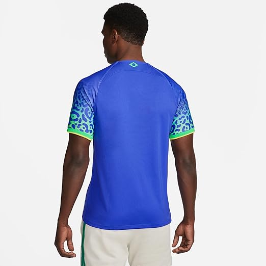 Nike Men's Brazil National Team Dri-FIT Stadium Short-Sleeve Away Jersey
