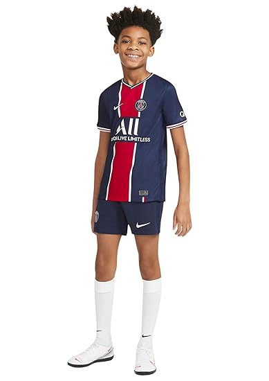 Nike Paris Saint-Germain Youth Breathe Stadium Short-Sleeve Home Jersey